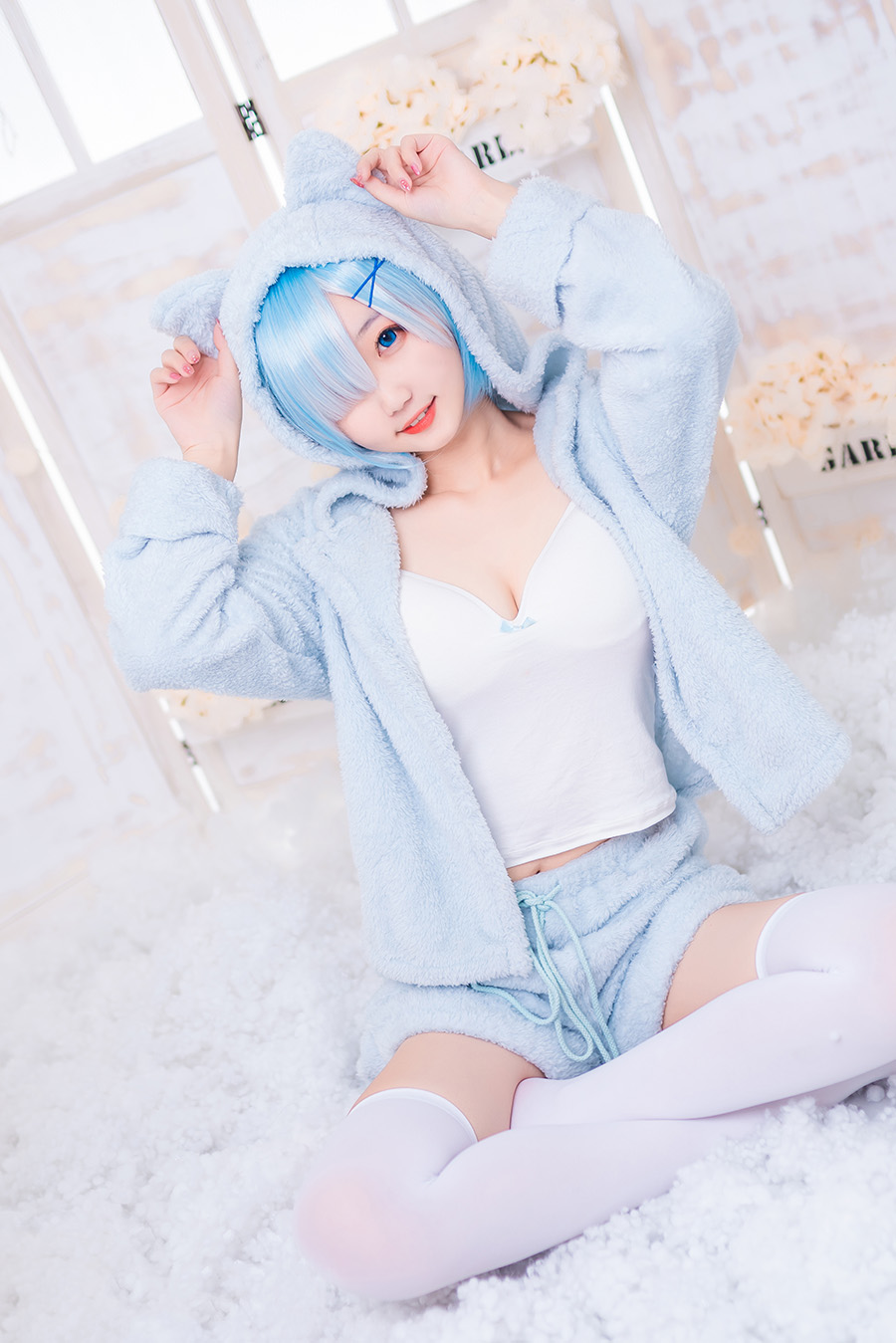 图片[1]-兔玩映画 VOL.017 睡衣雷姆 [42P] 精选-微密空间-全网最全抖音网红铁粉空间觅圈